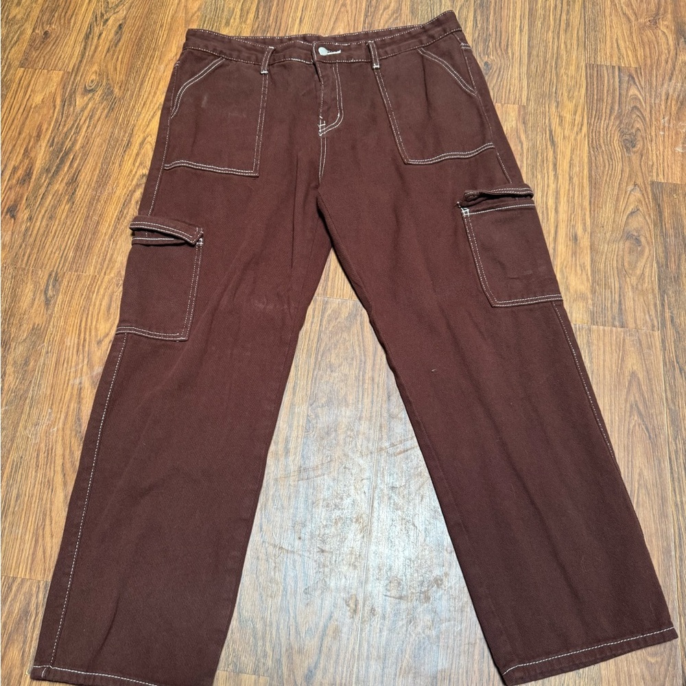Men's Brown Cargo Pants